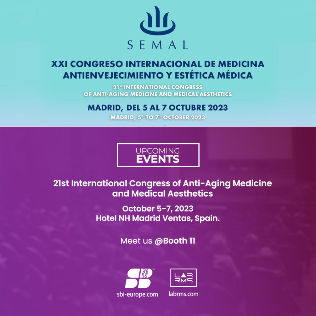 LAB RMS will be at the 21st International Congress of Anti-Aging Medicine and Medical Aesthetics!