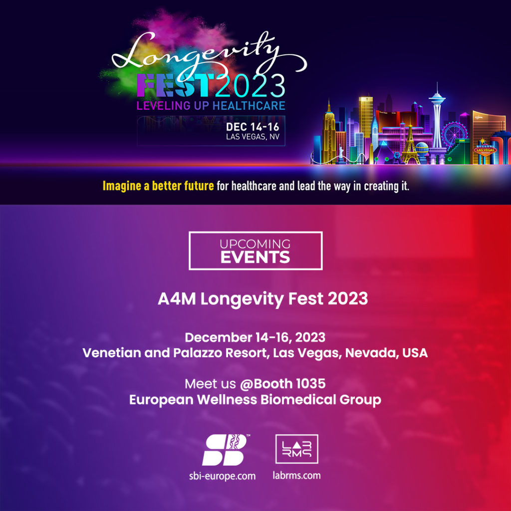 LAB RMS will be at A4M Longevity Fest 2023!