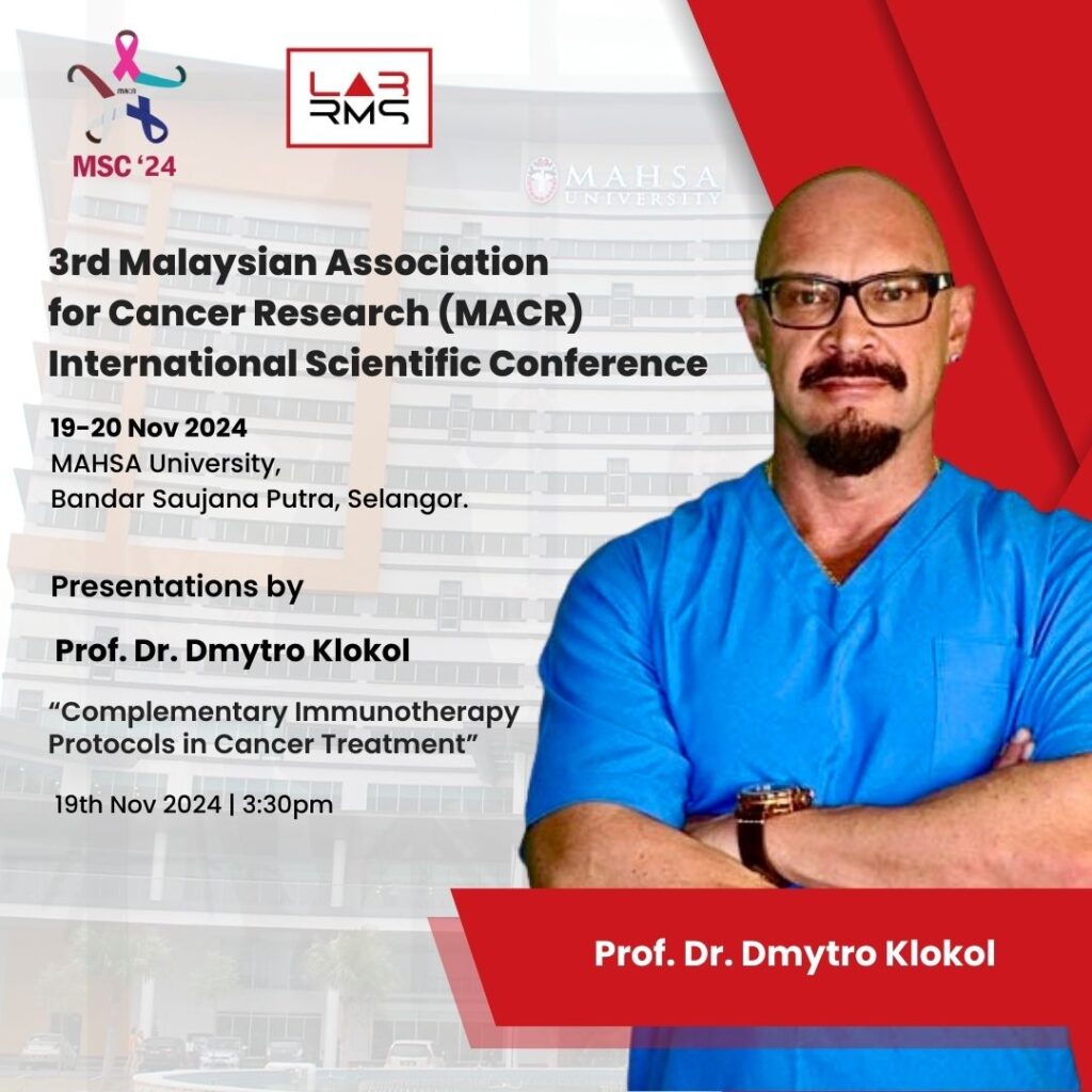 Upcoming Event: 3rd Malaysian Association for Cancer Research (MACR) International Scientific Conference 2024